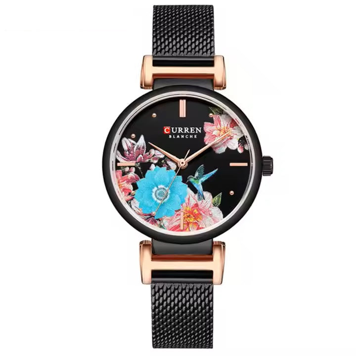 Curren Quartz Women Watch in Stainless Steel
