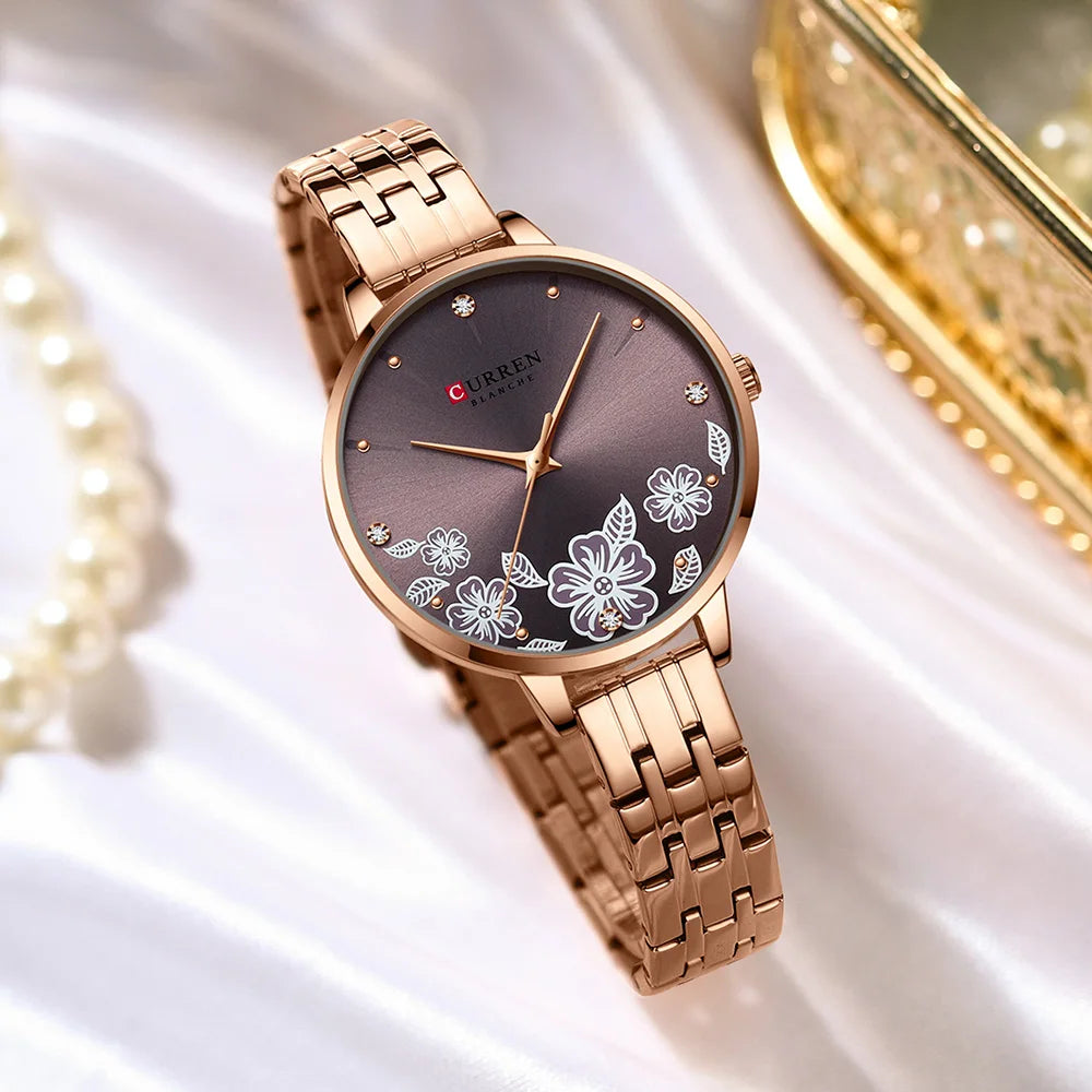 CURREN Fashion Women Bracelet Quartz Watches Women Magnetic Watch Ladies Sports Dress  Wrist Watch Clock Reloj Mujer