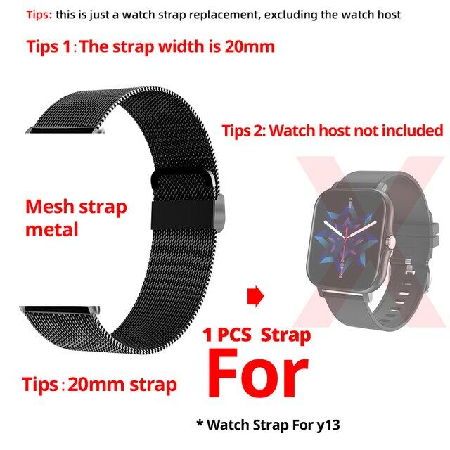 FIOMI Y13 Smart Watch HD Bluetooth Call Dial Touch